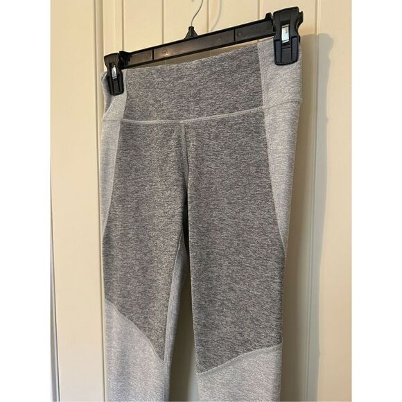 Outdoor Voices Gray Colorblock Workout Leggings Size XS - Picture 2 of 6